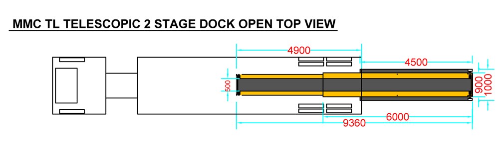 Truck Loaders 16p Telescopic - 2 Stage Dock