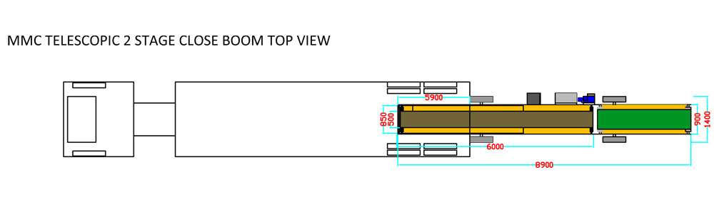 Truck Loaders 16p Telescopic - 2 Stage Dockless