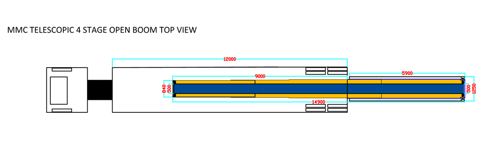 Truck Loaders 16p Telescopic - 4 Stage Dock